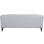 Flash Furniture 111-3-GY-GG Hercules Imperial Gray Leather Sofa with Wooden Feet
