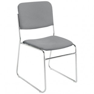 National Public Seating 8652 Classic Gray Stackable Signature Padded Chair with Chrome Frame National Public Seating 8652 Classic Gray Stackable Signature Padded Chair with Chrome Frame