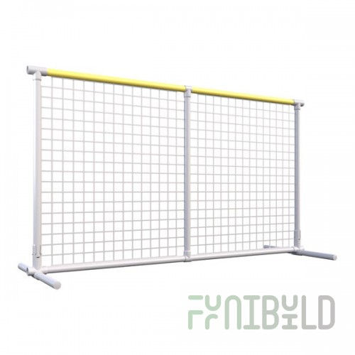 Mod-Fence Mod-Sport 7' White Mesh Outfield Fencing MS-7-W