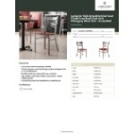 Lancaster Table & Seating Clear Coat Finish Cross Back Chair with Mahogany Wood Seat - Assembled