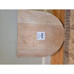 Lancaster Table & Seating Clear Coat Finish Cross Back Chair with Mahogany Wood Seat - Assembled