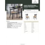 Lancaster Table & Seating Black Finish Cross Back Chair with Natural Wood Seat - Detached Seat Lancaster Table & Seating Black Finish Cross Back Chair with Natural Wood Seat - Detached Seat