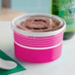 Choice 16 oz. Pink Paper Frozen Yogurt / Food Cup With Flat Lid - 50/Case Choice 16 oz. Pink Paper Frozen Yogurt / Food Cup With Flat Lid - 50/Case