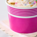 Choice 12 oz. Pink Paper Frozen Yogurt / Food Cup - 1,000/Case