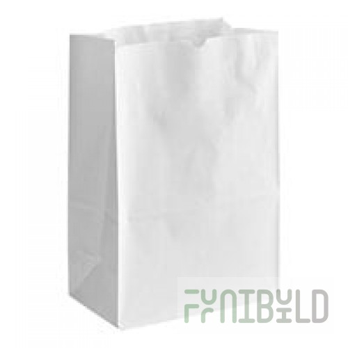 Choice 1/6 57 lb. Natural Kraft Heavy-Duty Paper Customizable Barrel Sack - 500/Case