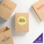 Choice 1/6 57 lb. Natural Kraft Heavy-Duty Paper Customizable Barrel Sack - 500/Case