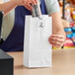 5 lb. White Paper Bag - 500/Bundle