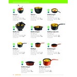 Solia Eskoffie 1 oz. Copper and Black Mini Plastic Frying Pan - 240/Case Solia Eskoffie 1 oz. Copper and Black Mini Plastic Frying Pan - 240/Case