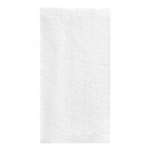 Choice Black Tweed Customizable Linen-Feel 1/6 Fold Guest Towel 12