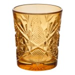 Libbey Hobstar 12 oz. Topaz Rocks / Double Old Fashioned Glass - Sample Libbey Hobstar 12 oz. Topaz Rocks / Double Old Fashioned Glass - Sample