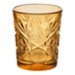 Libbey Hobstar 12 oz. Topaz Rocks / Double Old Fashioned Glass - Sample Libbey Hobstar 12 oz. Topaz Rocks / Double Old Fashioned Glass - Sample