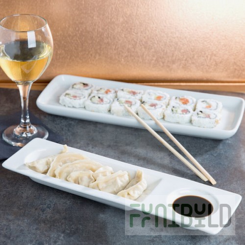 Tuxton AMU-554 Napa AlumaTux Pearl White (European White) 13 1/2