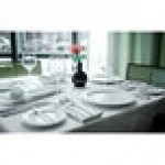 Tuxton AMU-554 Napa AlumaTux Pearl White (European White) 13 1/2