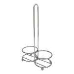 TableCraft 611N Siena Sets 3 Piece Oil & Vinegar Cruet Set with Chrome Rack TableCraft 611N Siena Sets 3 Piece Oil & Vinegar Cruet Set with Chrome Rack