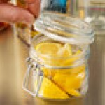 Libbey 17207223 6.75 oz. Garden Jar with Clamp Lid - 6/Case Libbey 17207223 6.75 oz. Garden Jar with Clamp Lid - 6/Case