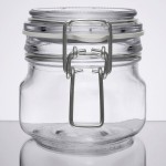 Libbey 17207223 6.75 oz. Garden Jar with Clamp Lid - 6/Case Libbey 17207223 6.75 oz. Garden Jar with Clamp Lid - 6/Case