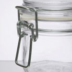 Libbey 17207223 6.75 oz. Garden Jar with Clamp Lid - 6/Case Libbey 17207223 6.75 oz. Garden Jar with Clamp Lid - 6/Case