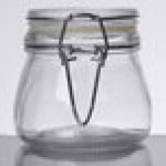 Libbey 17207223 6.75 oz. Garden Jar with Clamp Lid - 6/Case Libbey 17207223 6.75 oz. Garden Jar with Clamp Lid - 6/Case