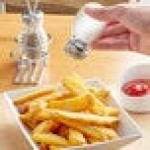 TableCraft Beehive 2 oz. Glass Salt and Pepper Shakers with Stainless Steel Tops - BH2 - 24/Case TableCraft Beehive 2 oz. Glass Salt and Pepper Shakers with Stainless Steel Tops - BH2 - 24/Case