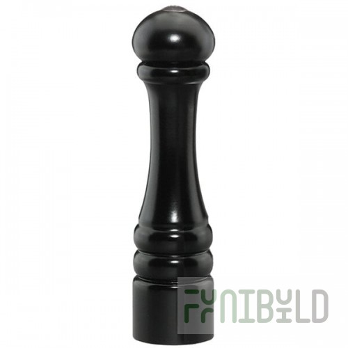 Chef Specialties 10555 Professional Series Customizable Imperial Ebony Finish Salt / Pepper Shaker - 10
