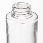 American Metalcraft GSPC Vintage Collection 2 oz. Smooth Round Glass Salt and Pepper Shaker Set - 12/Case