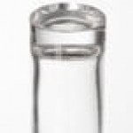 American Metalcraft GSPC Vintage Collection 2 oz. Smooth Round Glass Salt and Pepper Shaker Set - 12/Case