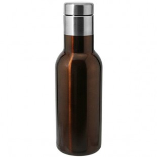 Franmara BevBottle 20 oz. Amber Stainless Steel Flask