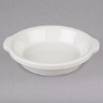 Hall China from Steelite International HL8341/22AWHA Ivory (American White) 4 oz. Fluted Ramekin - 36/Case
