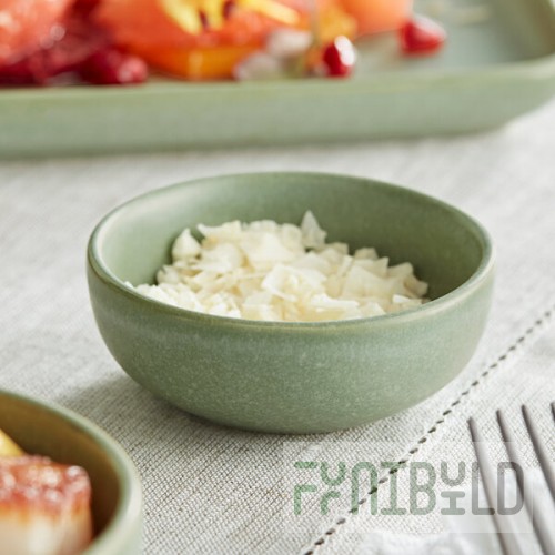 Acopa Pangea 2.5 oz. Sage Green Matte Porcelain Ramekin - 36/Case