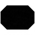 H. Risch, Inc. PLACEMATOCT16X11.375BLACK 16