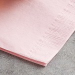 Choice Pink 2-Ply Customizable Beverage / Cocktail Napkin - 1,000/Case