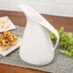 10 Strawberry Street WTR-10MILKJUG Whittier 1.75 Qt. White Porcelain Milk Jug - 8/Case 10 Strawberry Street WTR-10MILKJUG Whittier 1.75 Qt. White Porcelain Milk Jug - 8/Case