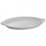 TableCraft CW1720GY 1.3 Qt. Gray Oval Au Gratin Dish