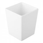 TableCraft CW4024W Contemporary Collection White 1 Qt. Straight Sided Bowl