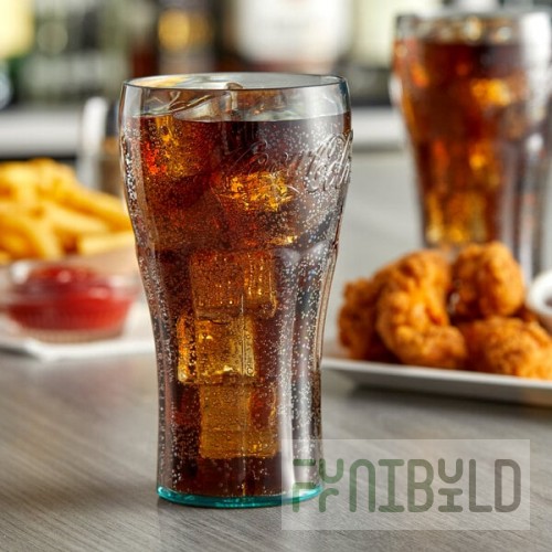 GET 1120-JC Bell 20 oz. Jade Coca-Cola® SAN Plastic Soda Glass - 72/Case