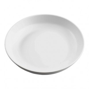 TableCraft Terra Collection 24 oz. White Round Melamine Serving Bowl - 6/Case TableCraft Terra Collection 24 oz. White Round Melamine Serving Bowl - 6/Case