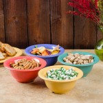 GET B-105-RO Diamond Mardi Gras 10 oz. Rio Orange Melamine Bowl - 48/Case