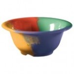 GET B-105-RO Diamond Mardi Gras 10 oz. Rio Orange Melamine Bowl - 48/Case