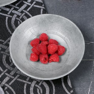 Elite Global Solutions B30369-CM Denali 17 oz. Cement Embossed Melamine Bowl - 6/Case Elite Global Solutions B30369-CM Denali 17 oz. Cement Embossed Melamine Bowl - 6/Case