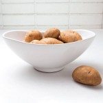 Elite Global Solutions M138OVNW Organic Bowls White Oval 3.25 Qt. Bowl