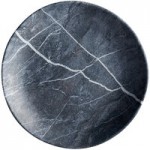 Carlisle 5311072 Ridge 8 oz. Soapstone Melamine Bouillon Bowl - 24/Case