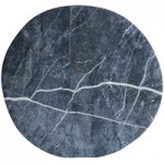 Carlisle 5311072 Ridge 8 oz. Soapstone Melamine Bouillon Bowl - 24/Case