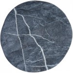 Carlisle 5311072 Ridge 8 oz. Soapstone Melamine Bouillon Bowl - 24/Case