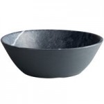 Carlisle 5311072 Ridge 8 oz. Soapstone Melamine Bouillon Bowl - 24/Case