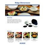 Carlisle 5311072 Ridge 8 oz. Soapstone Melamine Bouillon Bowl - 24/Case