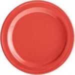 Acopa Foundations 4 oz. Orange Narrow Rim Melamine Fruit Dish - 12/Case