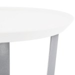 Rosseto SM279 Forme White Melamine Round Tray with 7