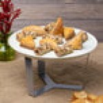 Rosseto SM279 Forme White Melamine Round Tray with 7