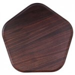 Rosseto SM279 Forme White Melamine Round Tray with 7