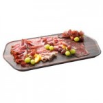 Rosseto SM279 Forme White Melamine Round Tray with 7